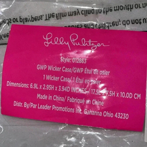 Lilly Pulitzer 🌺 Wicker Case 🌺 - Picture 5 of 5